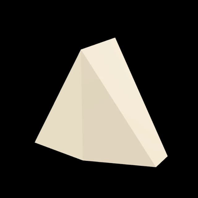 3D model of Angle Cut Triangle AT 25