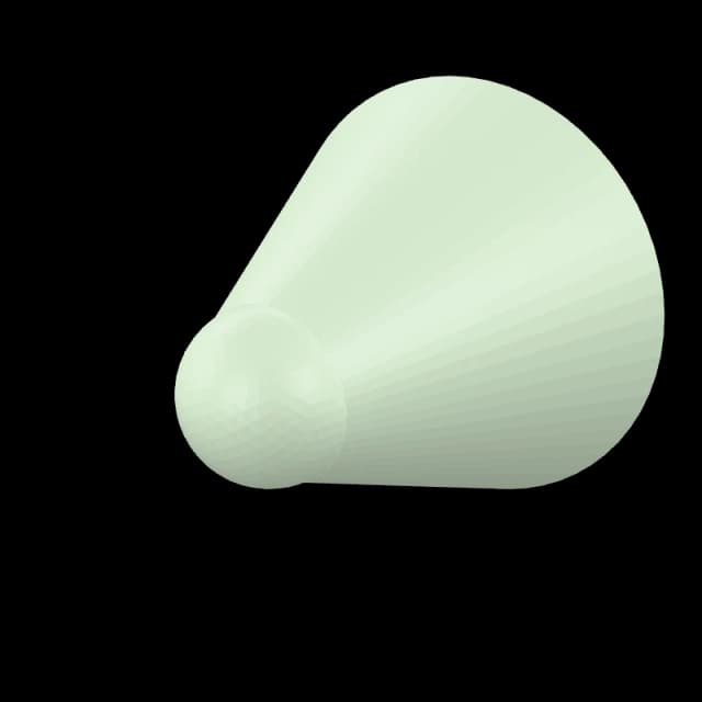 3D model of Round Top Cone