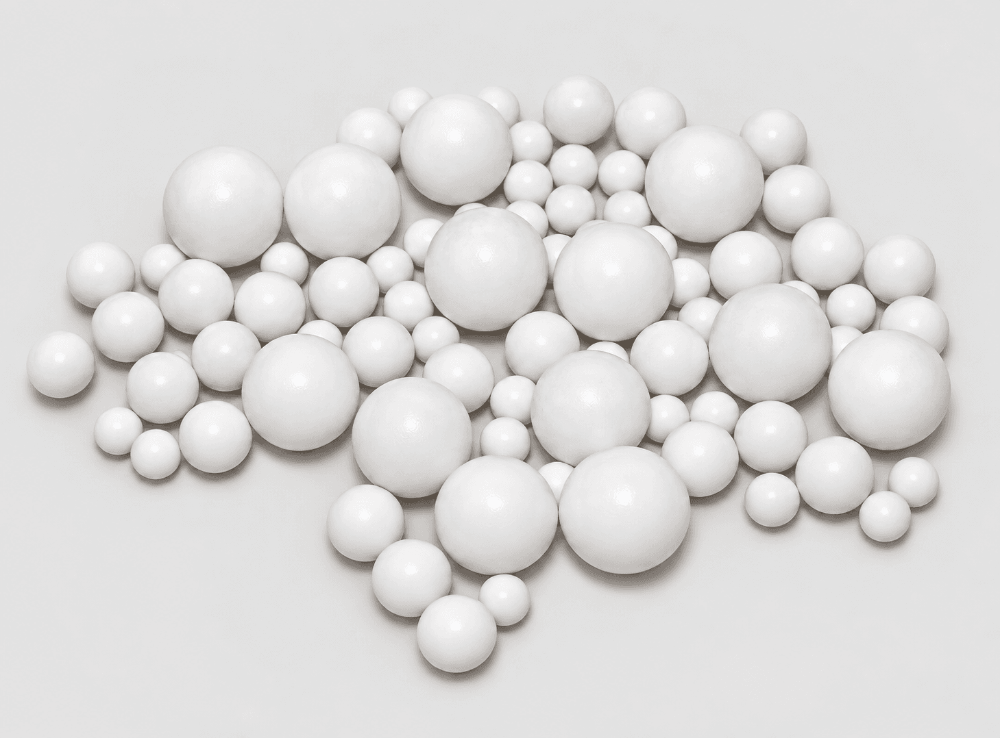 Polishing Spheres (White) precision finishing media — enhanced supplier photograph