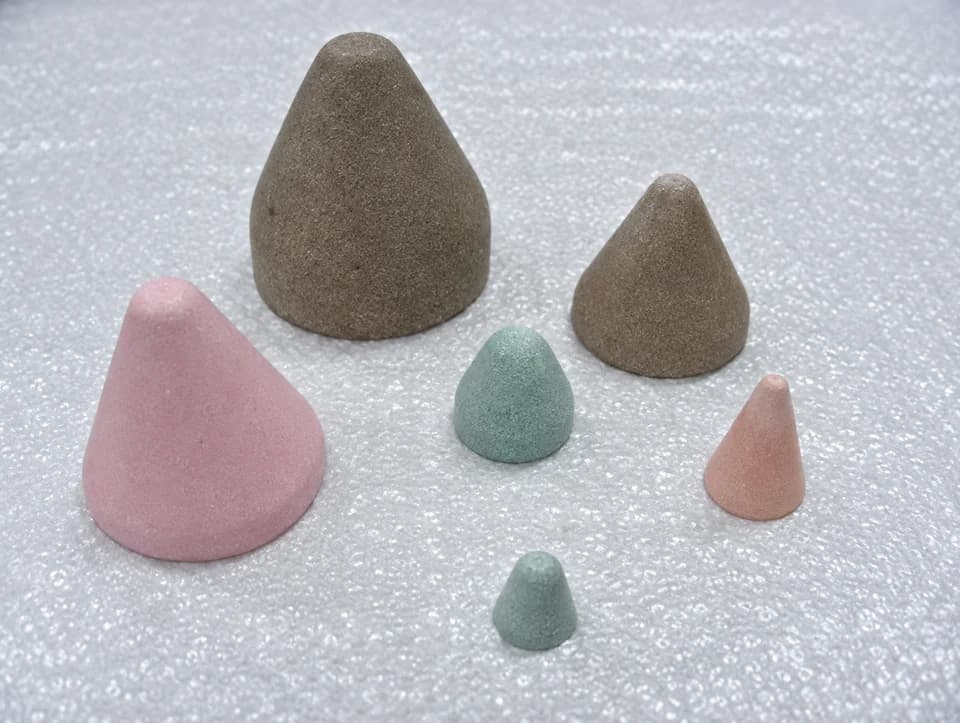 Cone synthetic finishing media — enhanced supplier photograph