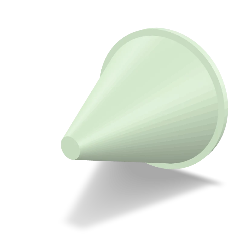 Static shape reference of Synthetic Cones